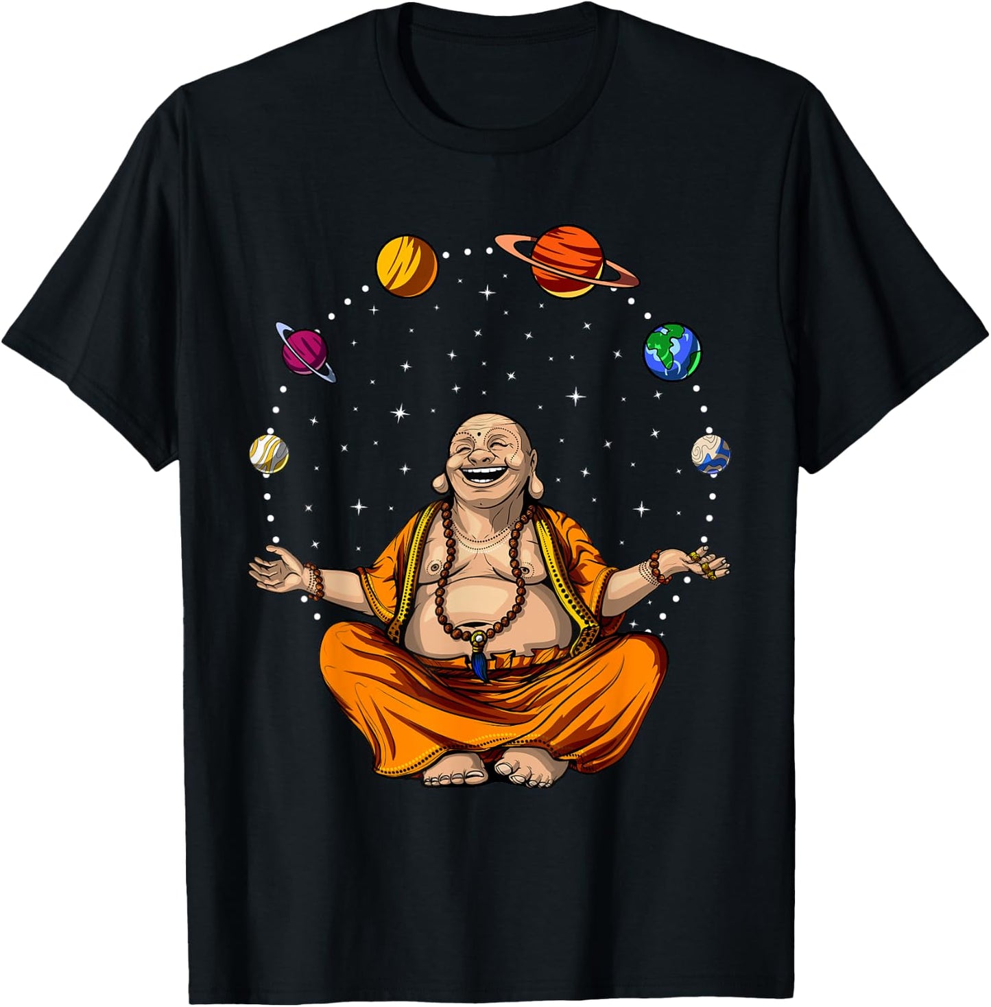Buddha Zen Yoga Meditation Spiritual Buddhist T-Shirt - T-Shirt | Black