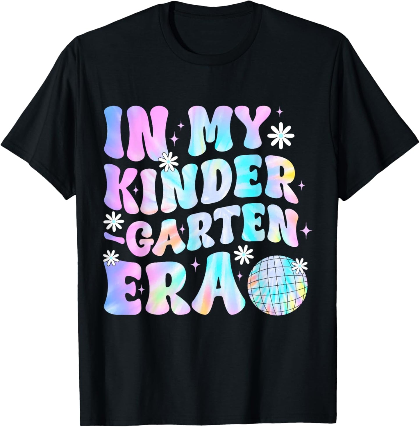 In My Kindergarten Era Back To School Kinder Boys Girls T-Shirt - T-Shirt | Black