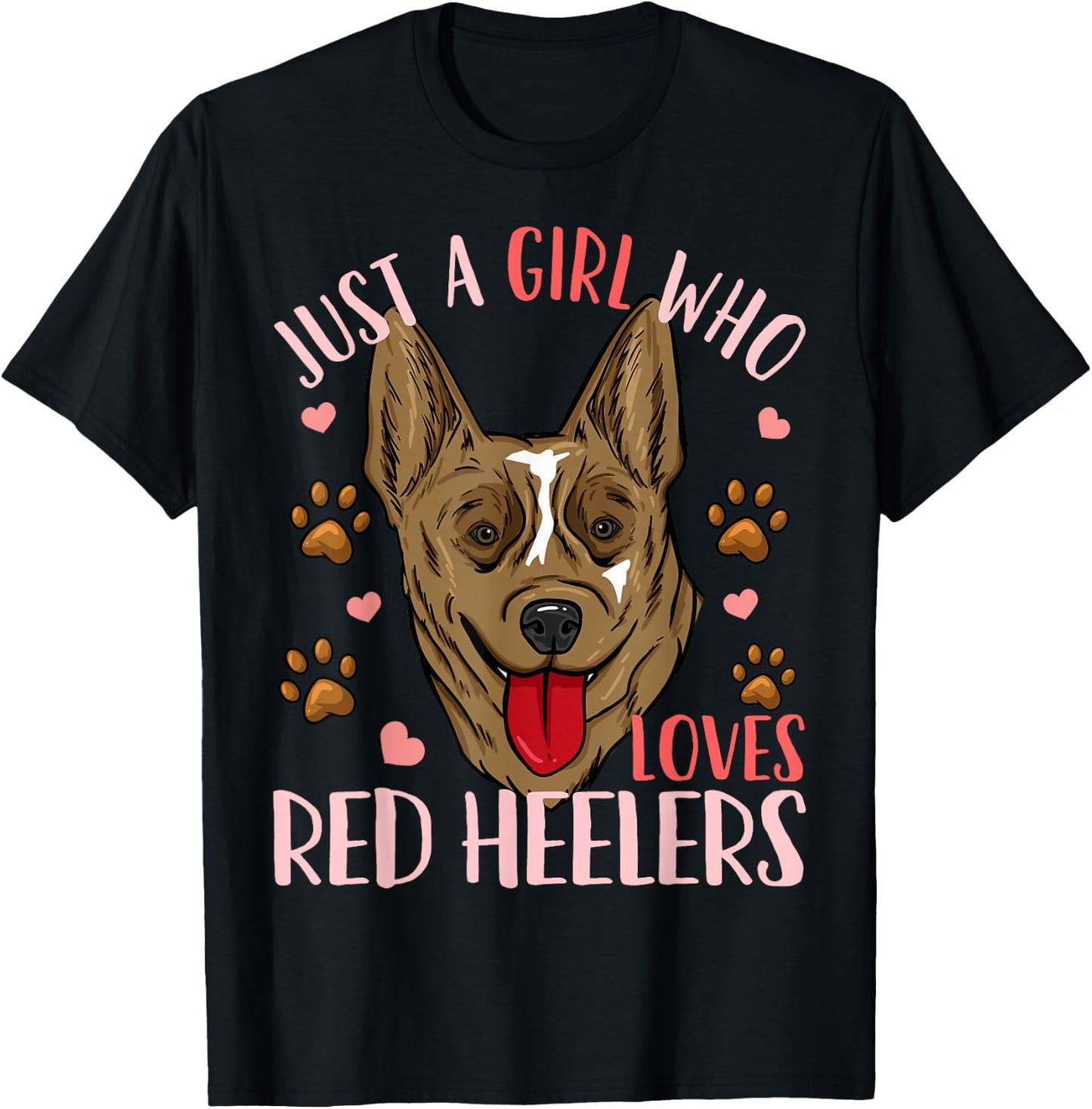 Red Heeler T-Shirt - T-Shirt | Black
