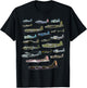 Military F&L Design Co. American WW2 Warplanes Warbirds Plane Spotting T-Shirt - T-Shirt | Black