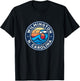Wilmington North Carolina NC Vintage Nautical Waves Design T-Shirt - T-Shirt | Black
