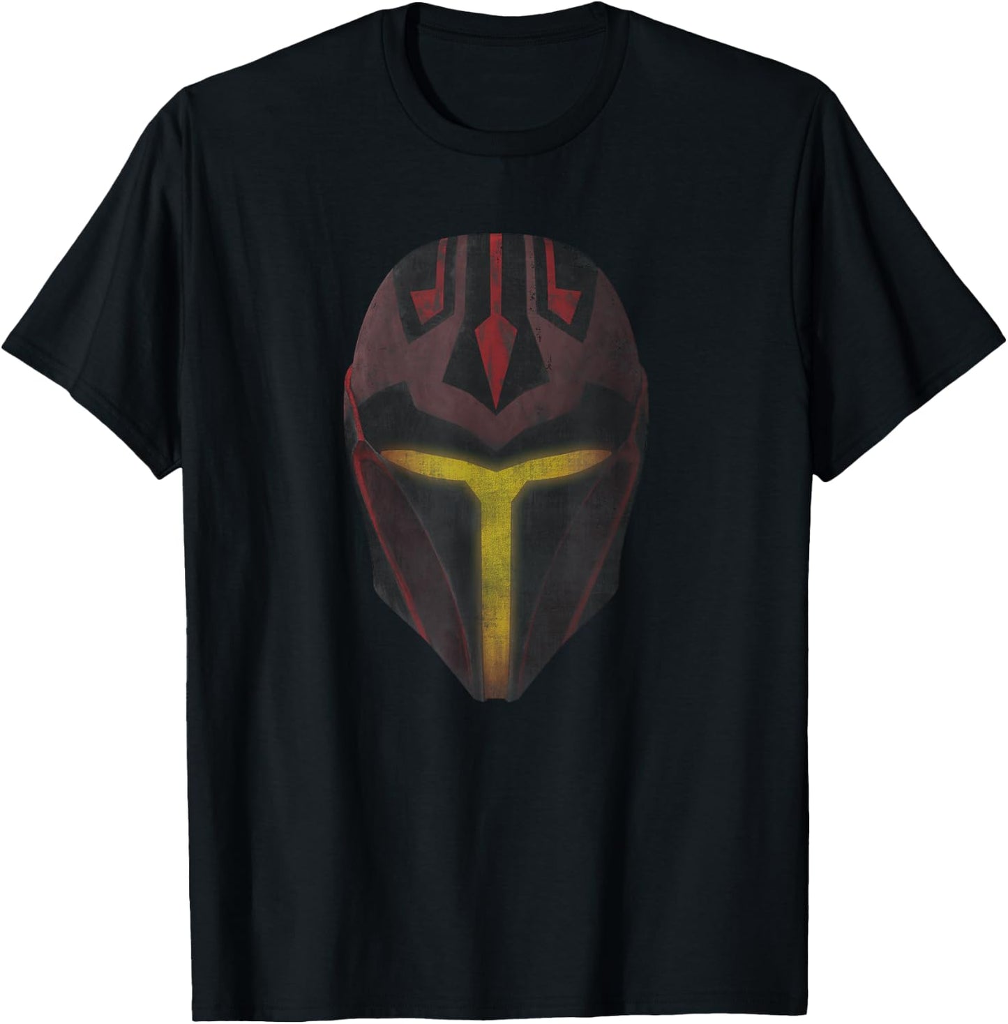 Star Wars The Clone Wars Mandalorian Super Commando Helmet T-Shirt - T-Shirt | Black