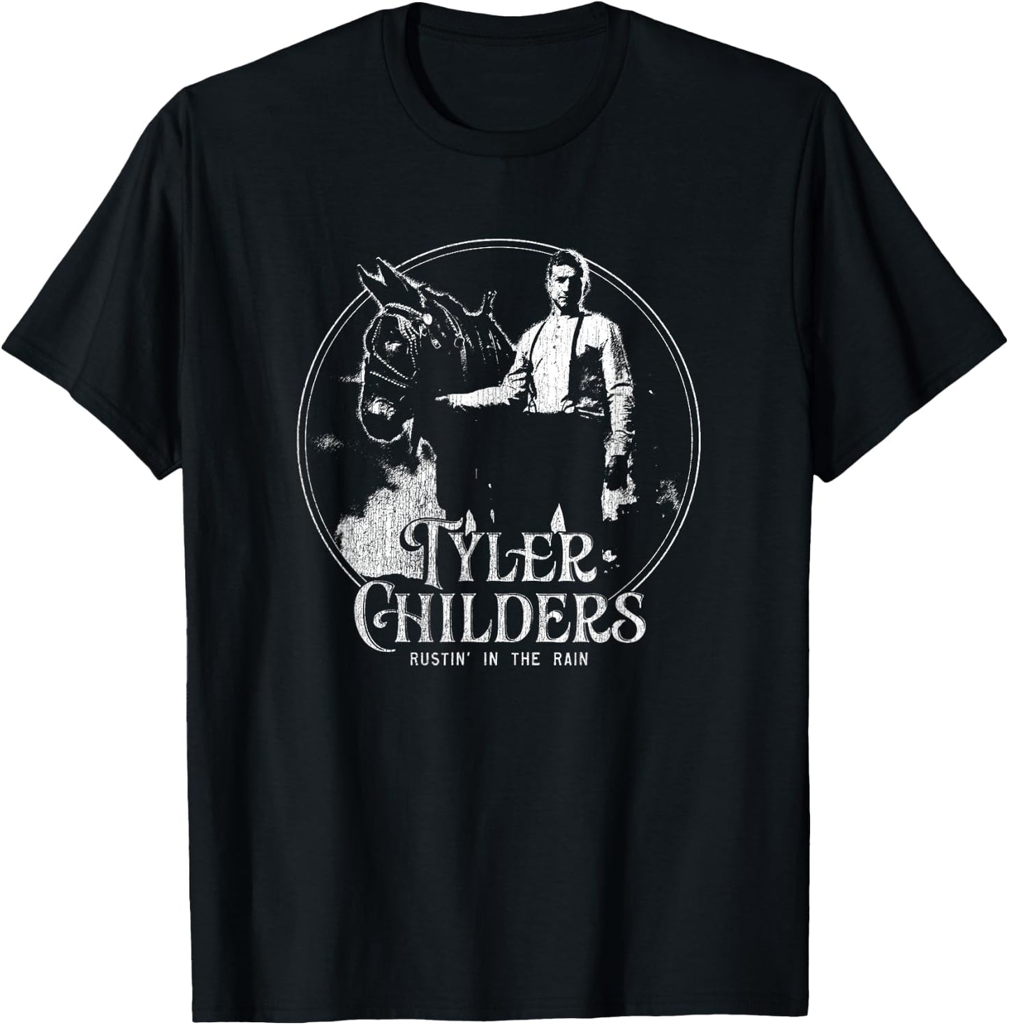 Tyler Childers - Rustin' In The Rain T-Shirt - T-Shirt | Black