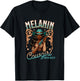 Melanin Cowgirl Rodeo Queen Country African American Western T-Shirt - T-Shirt | Black