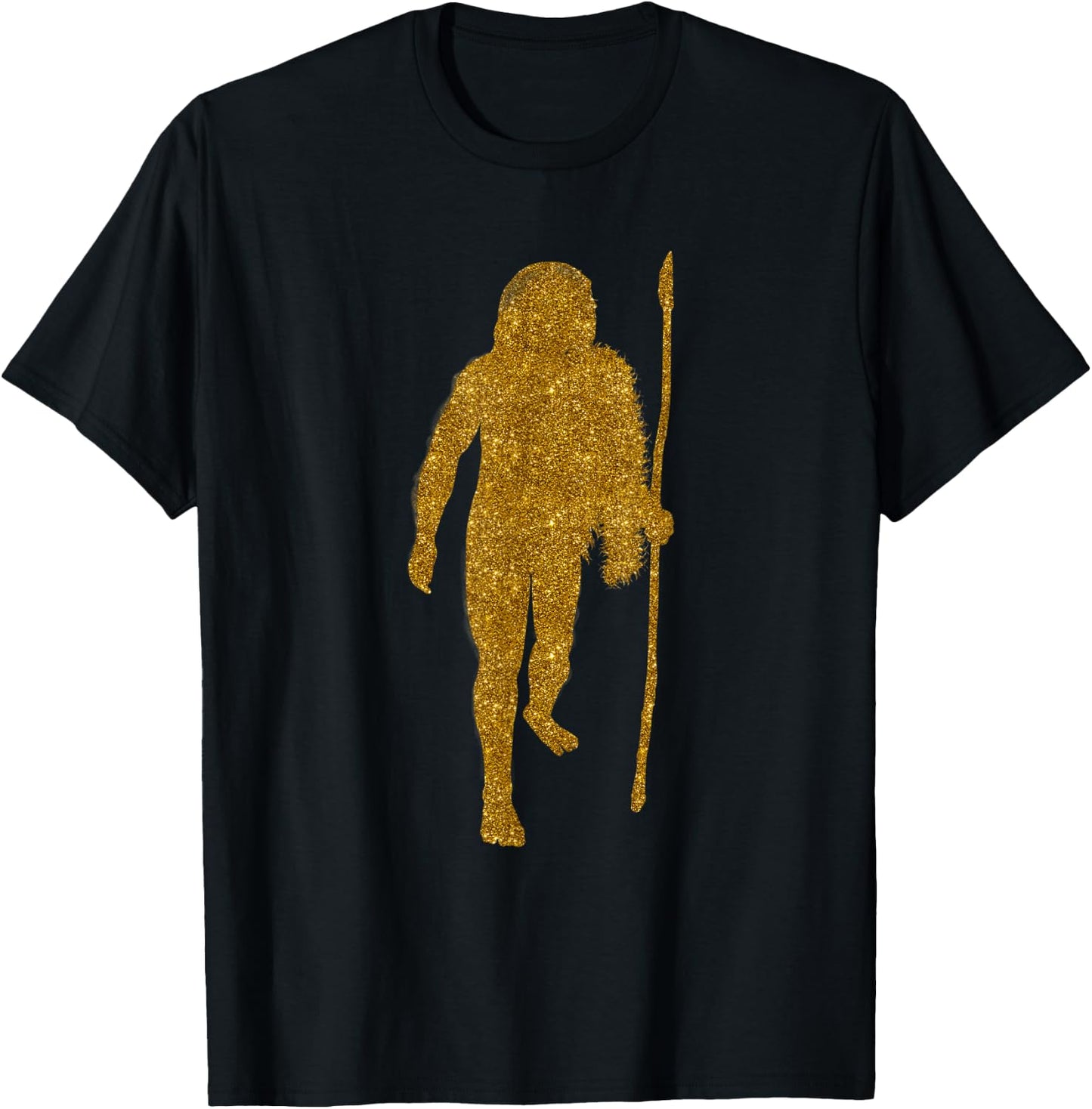 Neanderthal Gift Girl Primate Animal Cavemen Lover T-Shirt - T-Shirt | Black