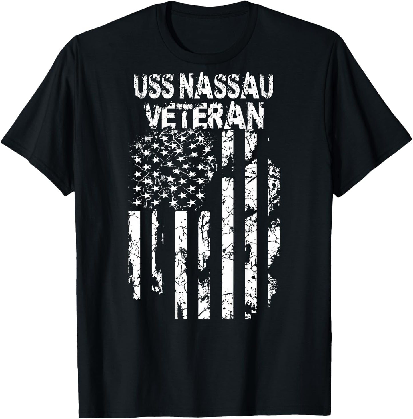 USS Nassau Veteran T-Shirt - T-Shirt | Black