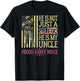 He Is Not Just A Soldier He Is My Uncle Proud Army Niece T-Shirt - T-Shirt | Black
