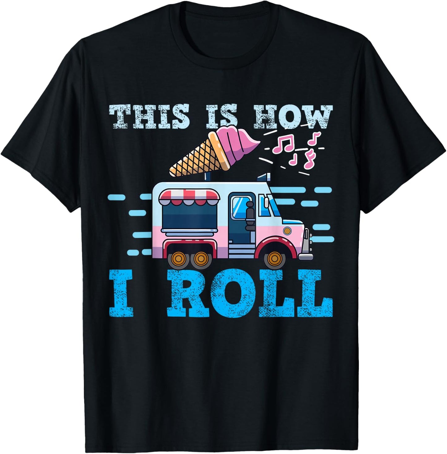 Ice Cream Truck T-Shirt - T-Shirt | Black