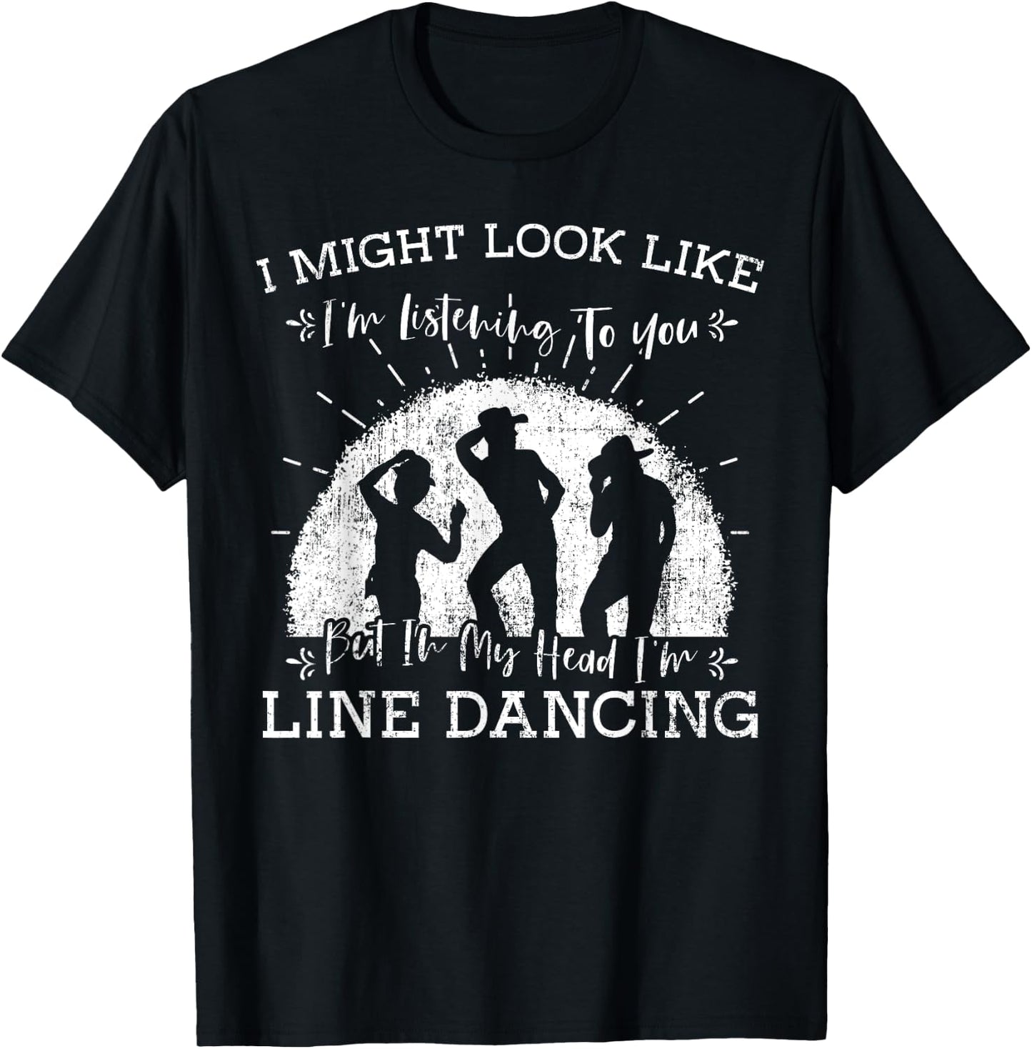 Line Dancing Choreographer Dance Teacher Group Performer Men Women Girls Kids T-Shirt - T-Shirt | Black