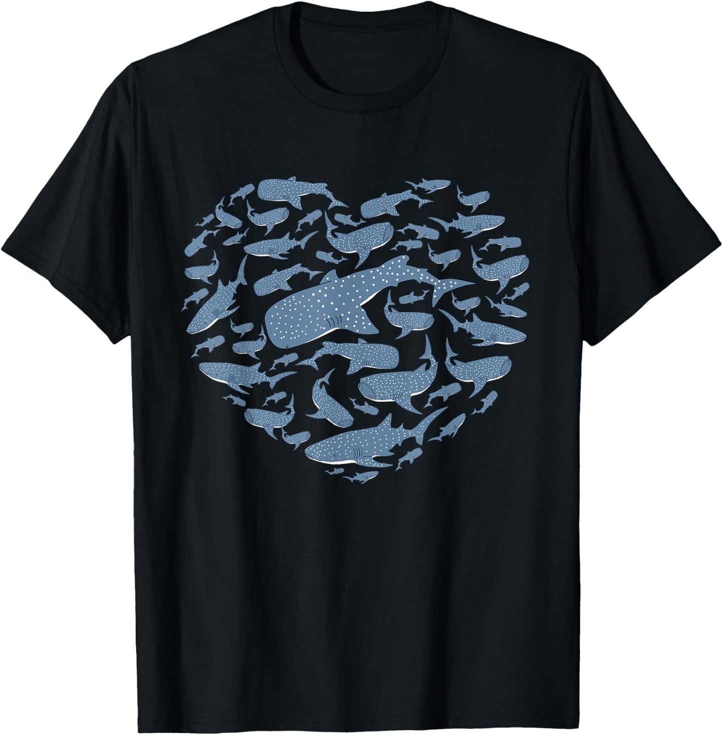 Whale Shark Shirt Women Whale Shark Gift Girls Scuba Diving T-Shirt - T-Shirt | Black