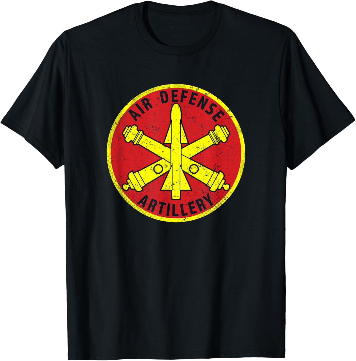 Air Defense Artillery branch insignia - Fort Sill T-Shirt - T-Shirt | Black