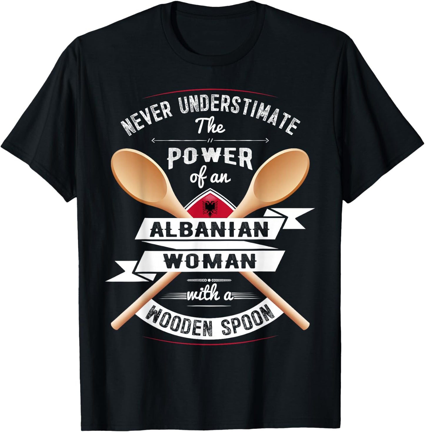 Albania Flag Souvenirs for Albanians Men & Women T-Shirt - T-Shirt | Black