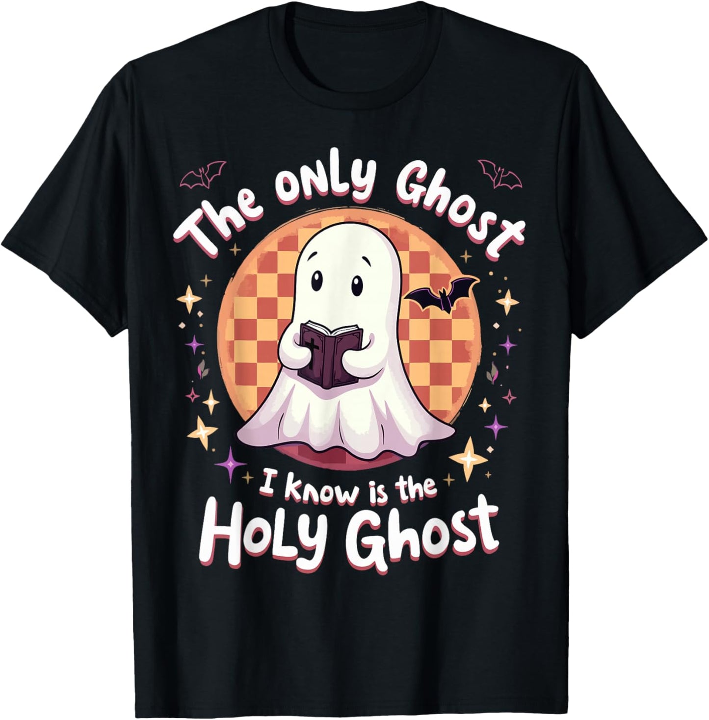The only Ghost I know is the Holy Ghost Christian Halloween T-Shirt - T-Shirt | Black