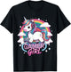 Gamer Girl Unicorn Gaming Cute Video Game T-Shirt - T-Shirt | Black
