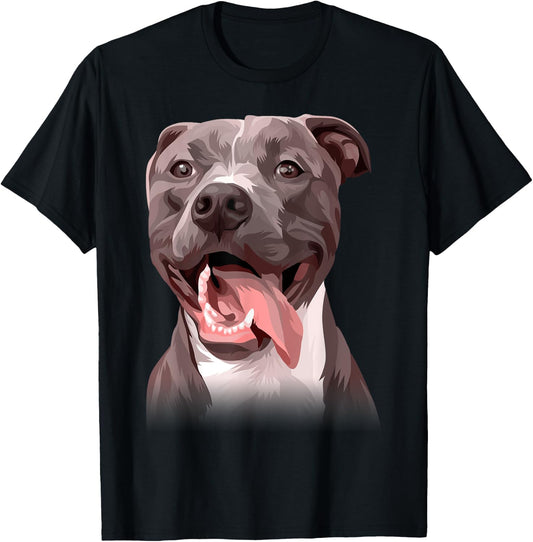 Perfect Gift Pitbull Lovers - Colorful Art Pitty Dog Men Women Kids T-Shirt - T-Shirt | Black