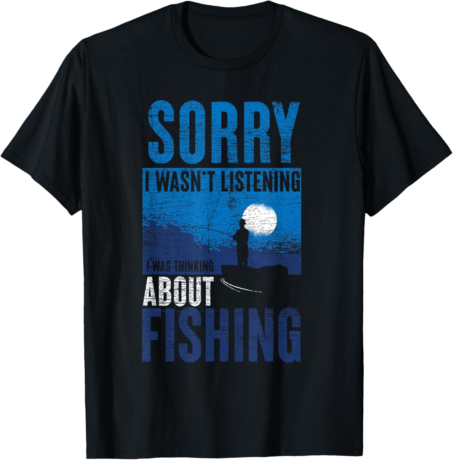 Funny Fisherman Fishing T-Shirt - T-Shirt | Black