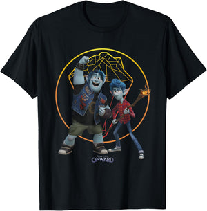 Disney Pixar Onward Ian & Barley Magic Gem T-Shirt - T-Shirt | Black