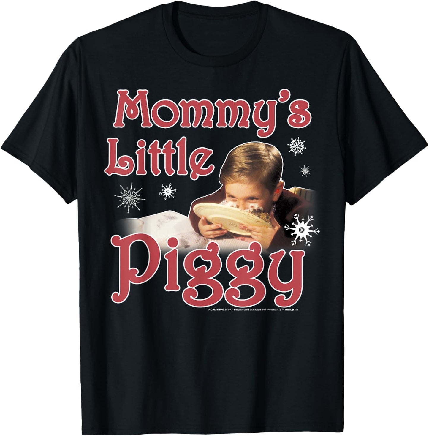 A Christmas Story Mommy's Little Piggy T-Shirt - T-Shirt | Black