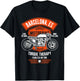 Barcelona ES España Spain Retro Motorcycle Design T-Shirt - T-Shirt | Black