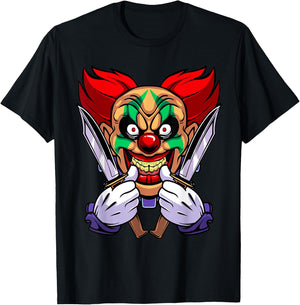 Funny Halloween Clown T-Shirt - T-Shirt | Black