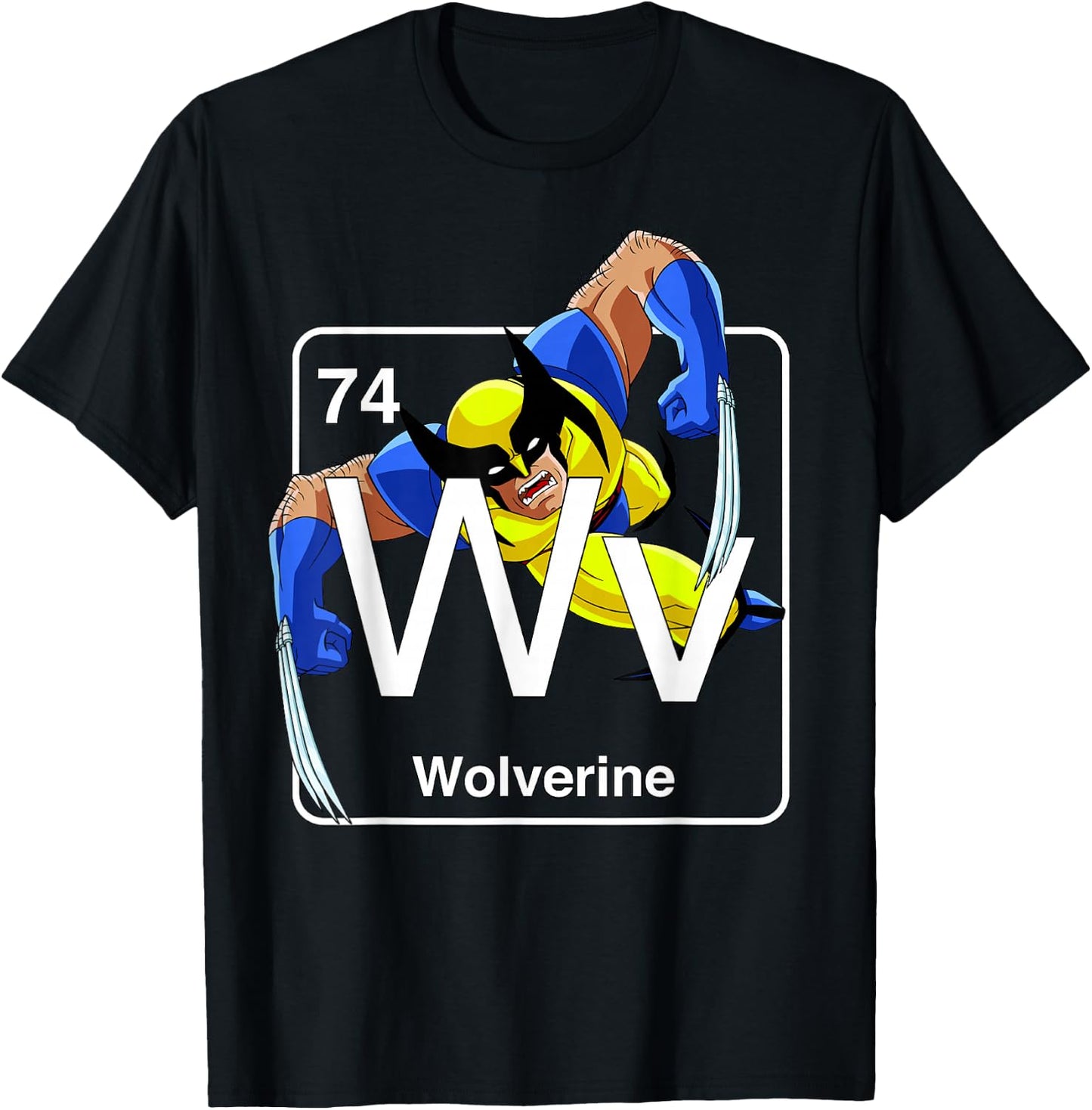 Marvel X-Men Wolverine Element T-Shirt - T-Shirt | Black