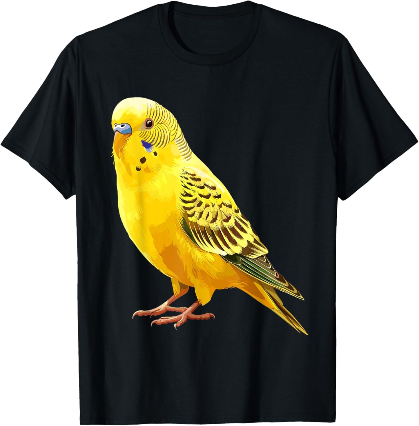 Yellow Budgie, Budgie T-Shirt - T-Shirt | Black