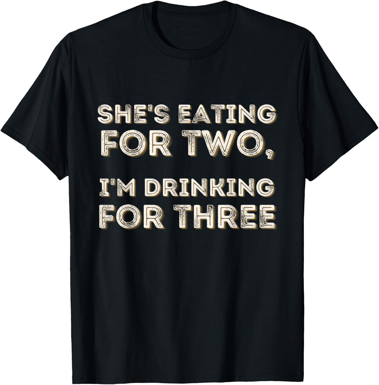 Funny New Dad & Expecting Father - Pregnancy Announcement T-Shirt - T-Shirt | Black