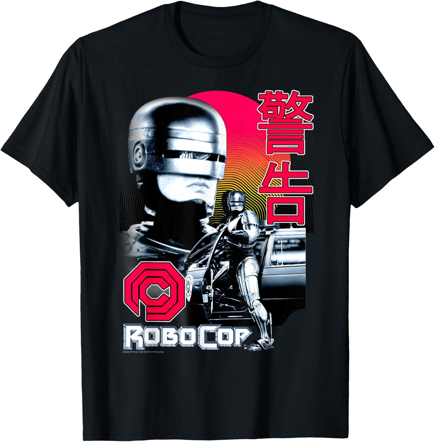 RoboCop Collage Poster T-Shirt - T-Shirt | Black