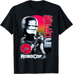 RoboCop Collage Poster T-Shirt - T-Shirt | Black