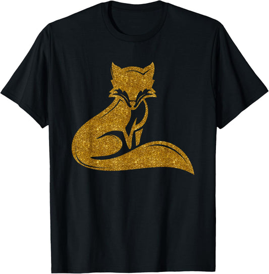 Fox Gift Girl Prairie Vixen Animal Lover T-Shirt - T-Shirt | Black