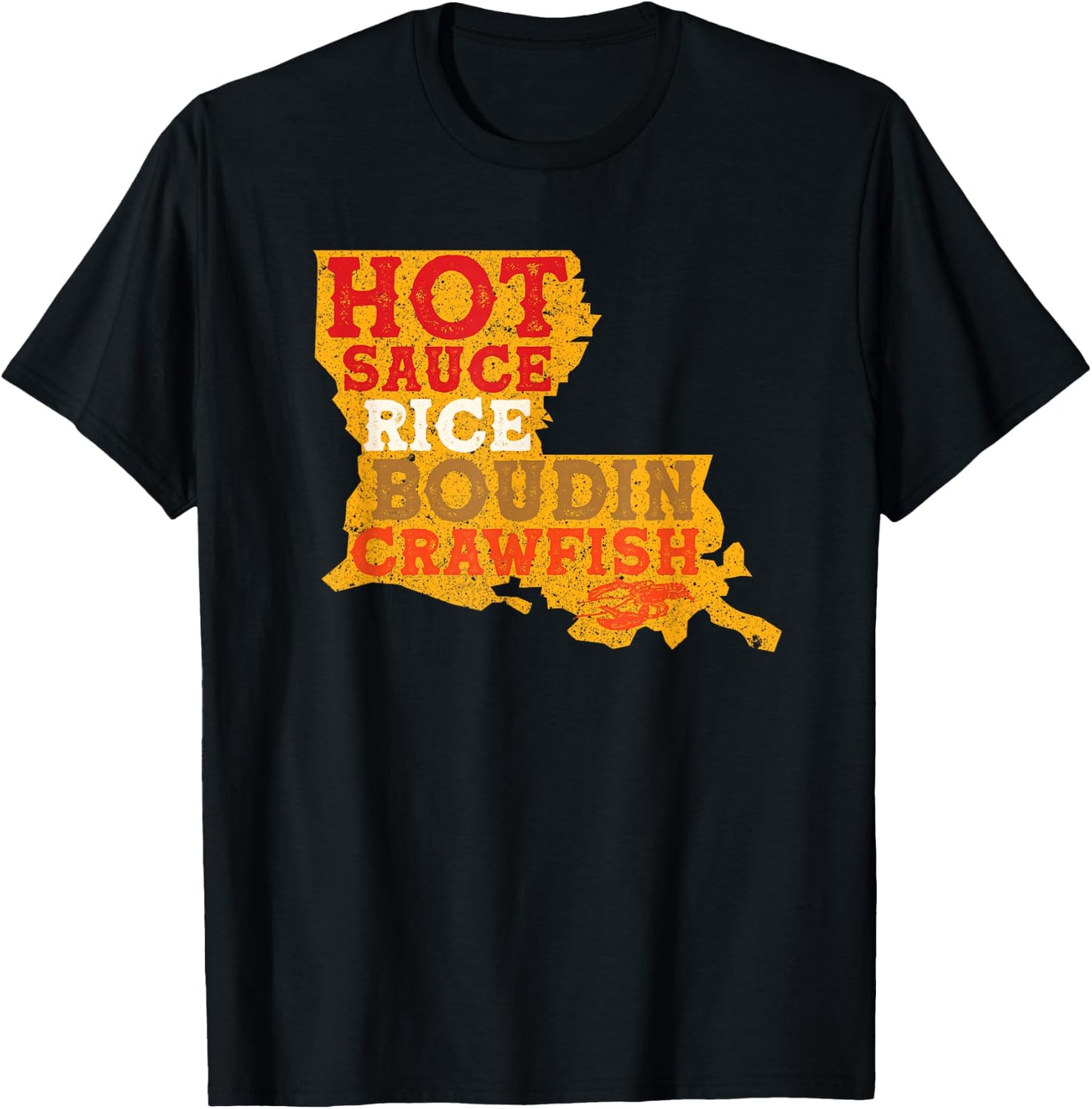 Crawfish Boil Retro Louisiana USA Cajun Seafood Festival T-Shirt - T-Shirt | Black