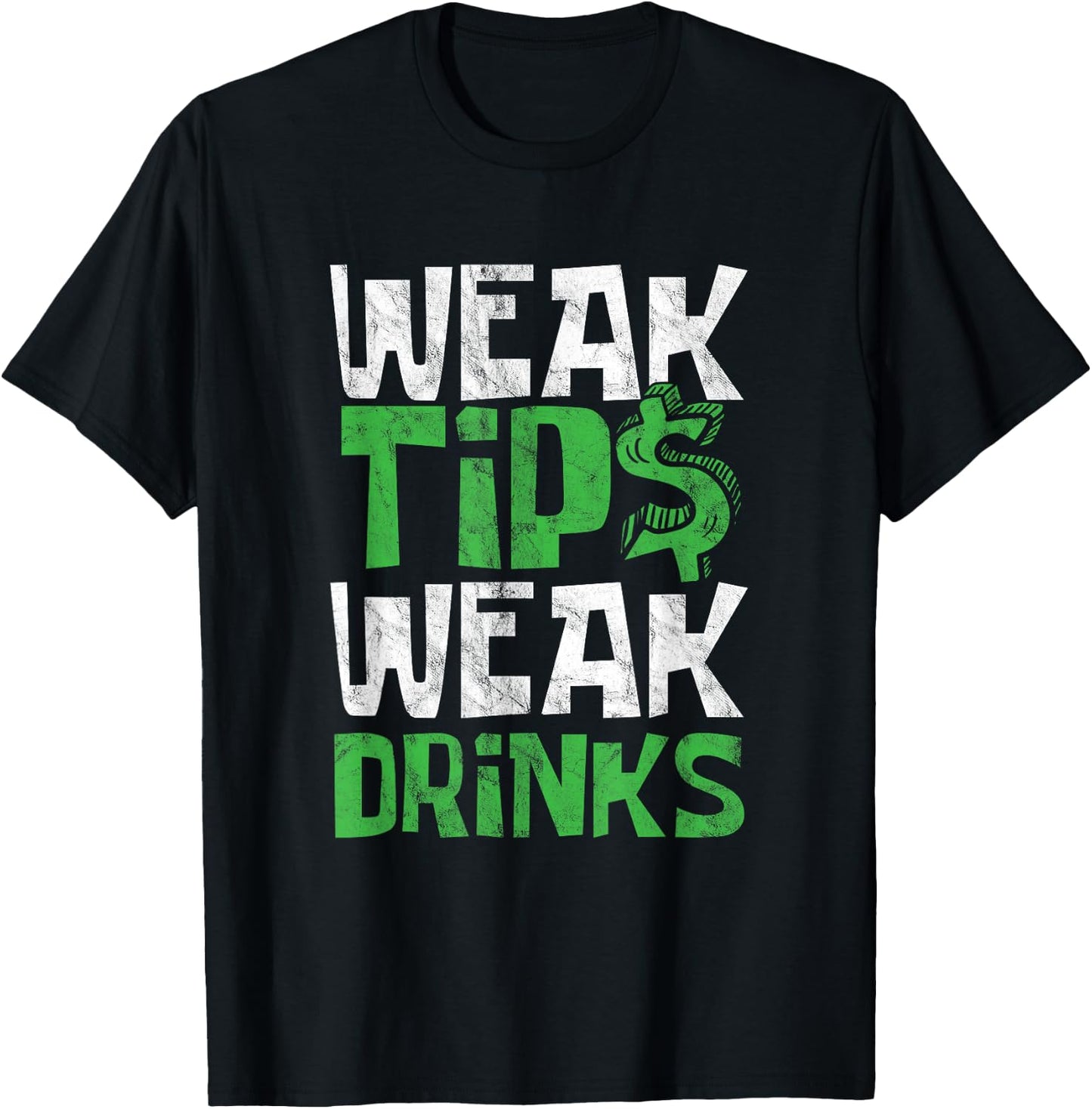 Bartender Small Tip Small Drinks Drinks Gift T-Shirt - T-Shirt | Black
