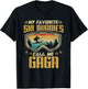 Skiing - My Favorite Ski Buddies Call Me Gaga T-Shirt - T-Shirt | Black