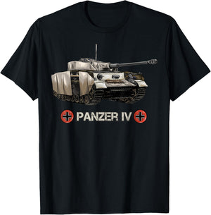 World War 2 German Tank Panzer IV (4) memorabilia T-Shirt - T-Shirt | Black
