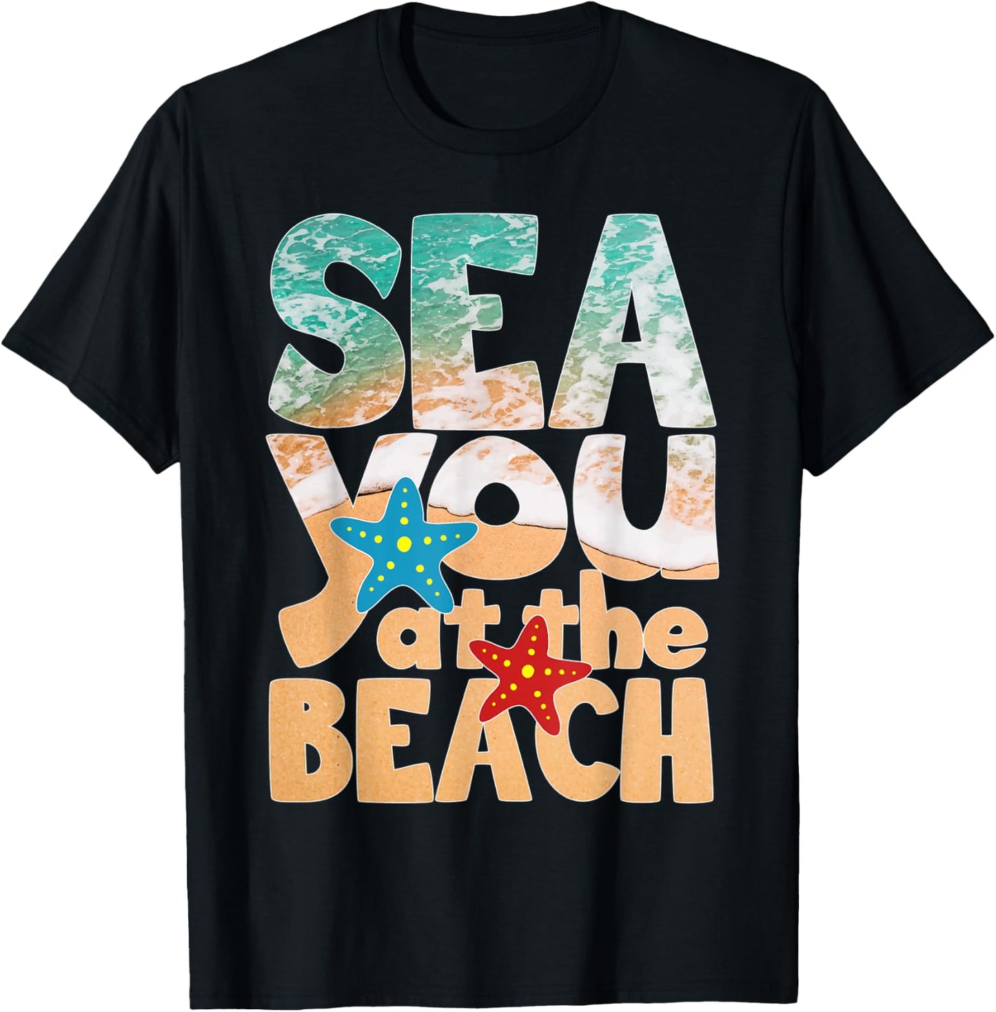 Sea You At The Beach Ocean Swimming Pool Swimmer Swim Men Women Kids T-Shirt - T-Shirt | Black