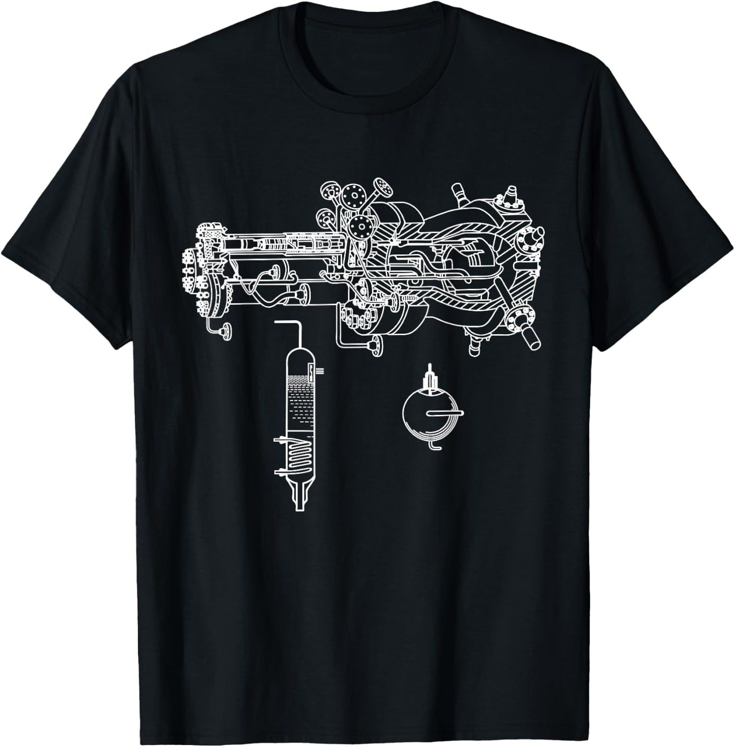 Core Reactor Patent Nuclear Technology Physics Atomic Physics T-Shirt - T-Shirt | Black