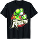 Super Mario Yoshi Riders Logo T-Shirt - T-Shirt | Black