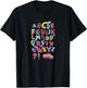 Play -Doh Alphabet Grid T-Shirt - T-Shirt | Black