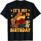 It's My 6th Birthday Cowboy Rodeo Horse 6 Year Old Bday Boy T-Shirt - T-Shirt | Black