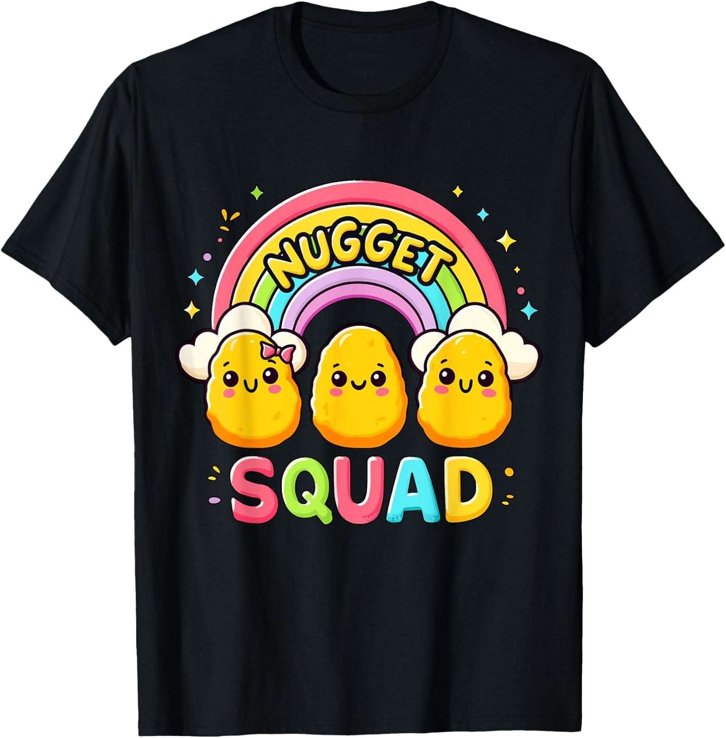 Chicken Nugget Squad Family Matching T-Shirt - T-Shirt | Black
