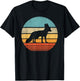 Fennec Fox Retro Vintage 60s 70s Sunset Mammal Animal Lovers T-Shirt - T-Shirt | Black