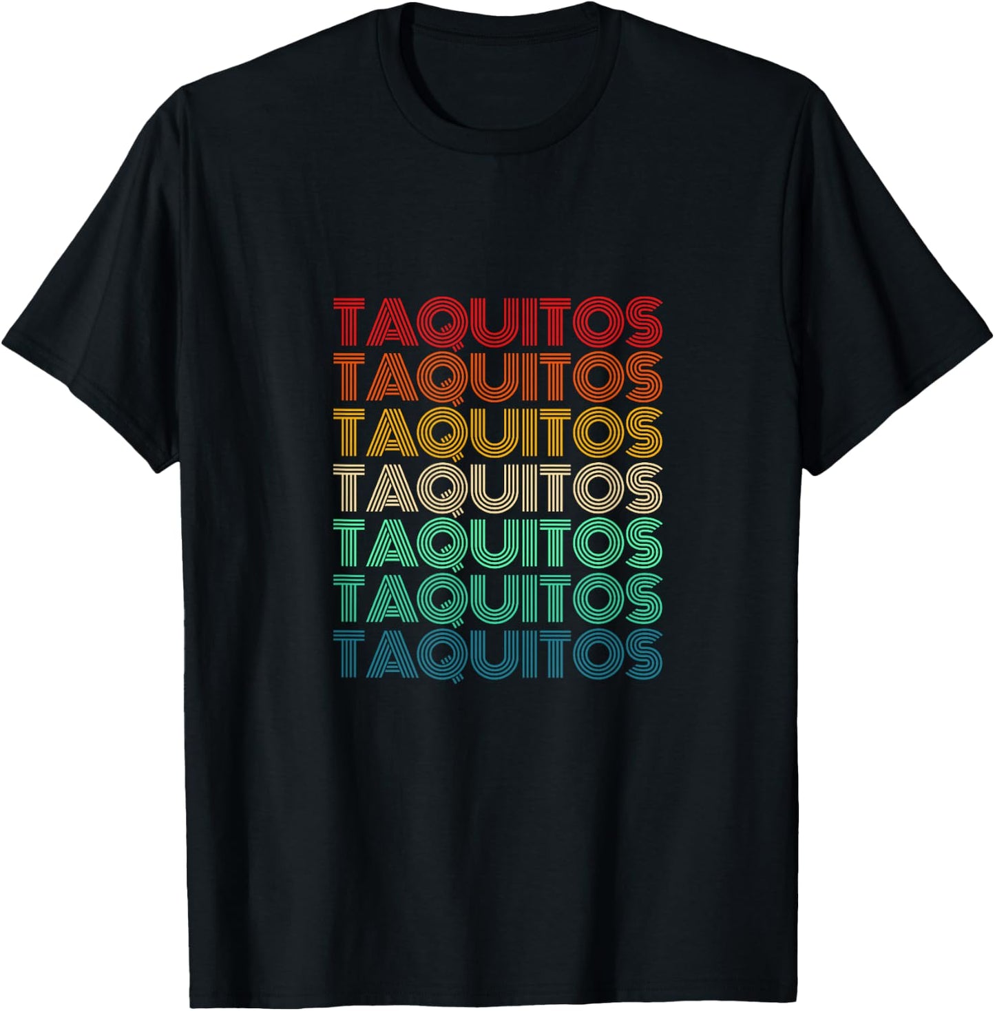 Taquitos Retro T-Shirt - T-Shirt | Black