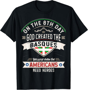 Basque Country Design Basque Men & Women T-Shirt - T-Shirt | Black