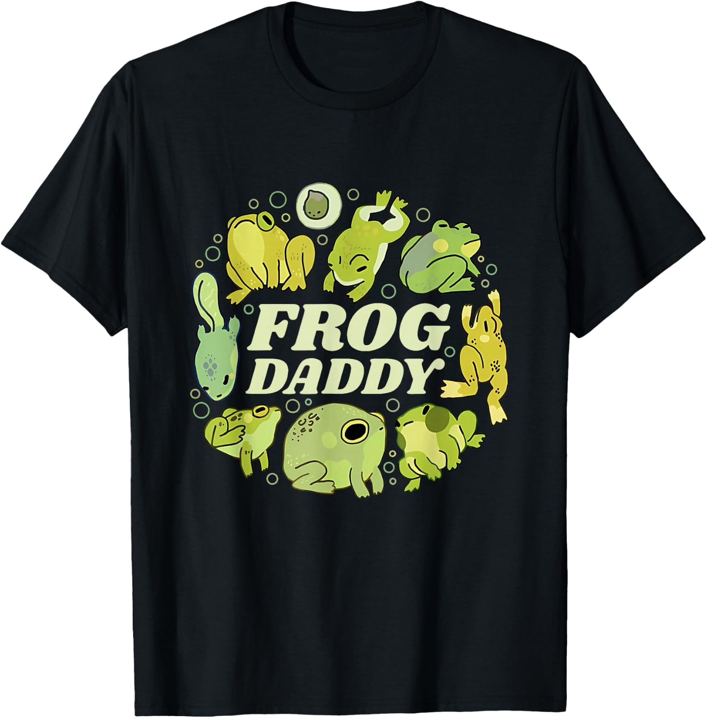 Frog Daddy Funny Apparel T-Shirt - T-Shirt | Black
