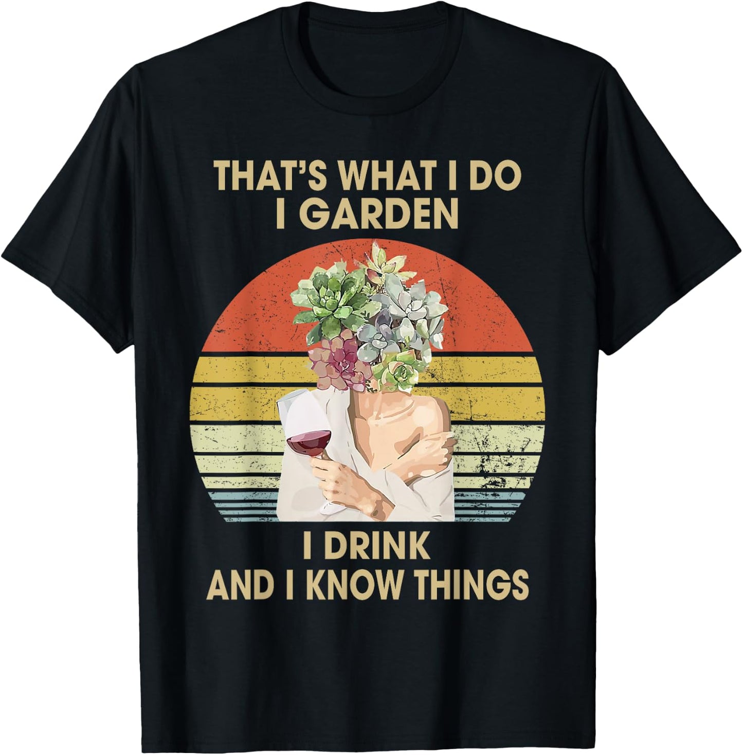 Gifts For People Who Like To Garden Women's Garden Gardening T-Shirt - T-Shirt | Black