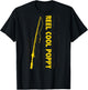 Reel cool Poppy Fishing American Flag gift Fisherman Poppy T-Shirt - T-Shirt | Black