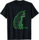 Matrix Cat Art T-Shirt - T-Shirt | Black