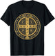 Saint Benedict Medal Traditional Latin Catholic T-Shirt - T-Shirt | Black