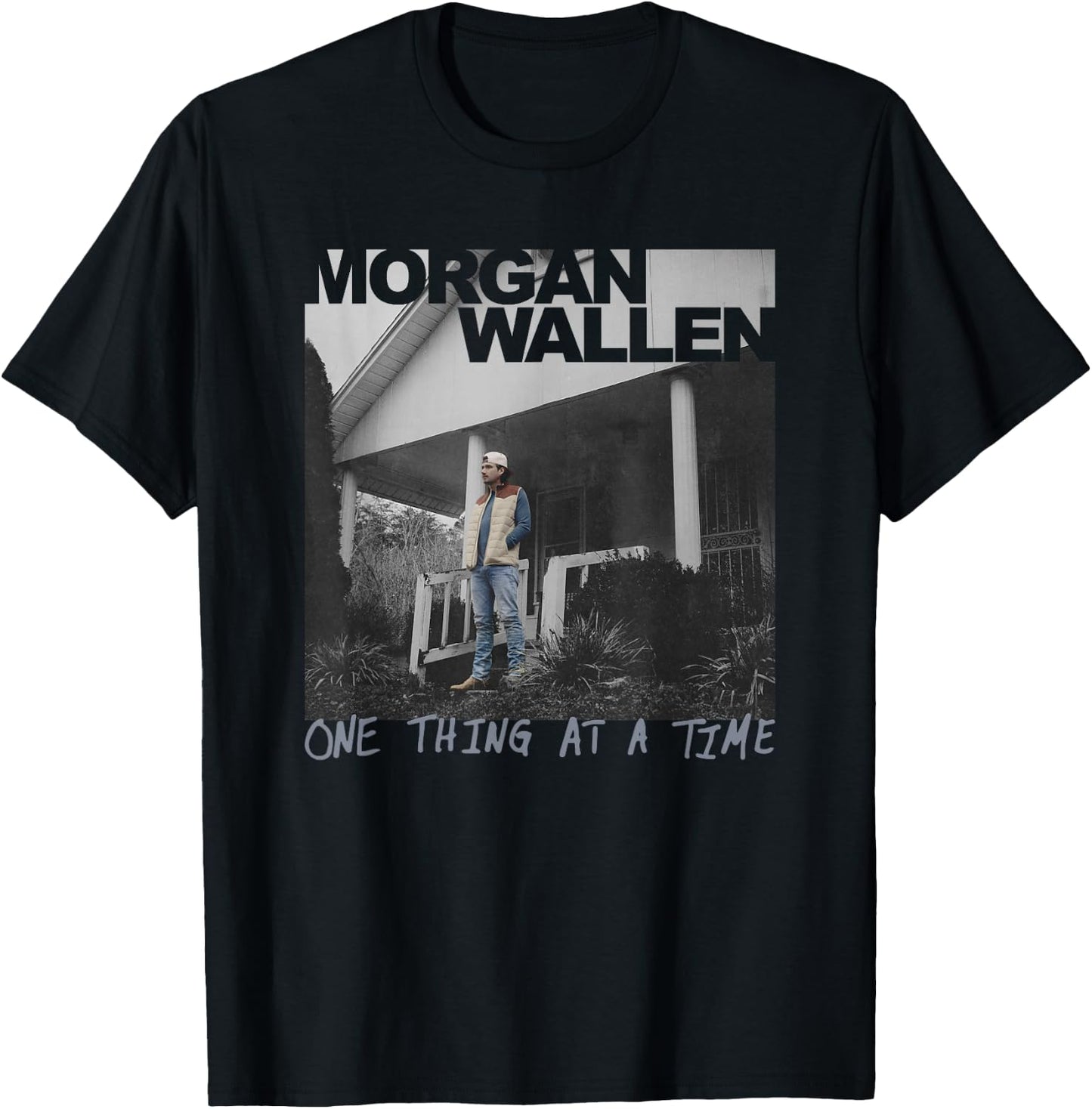 Official Morgan Wallen One Thing At A Time T-Shirt - T-Shirt | Black
