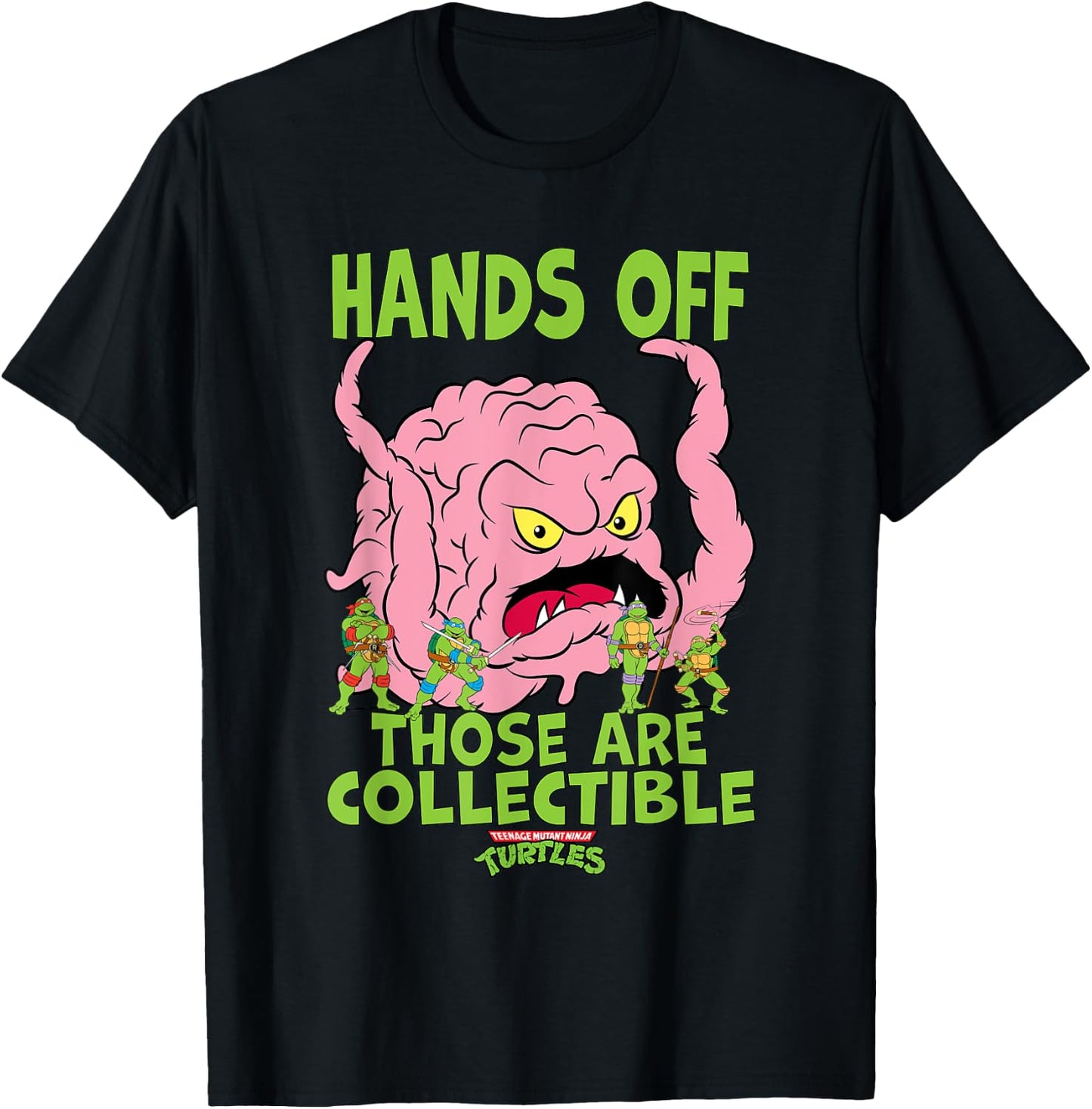 Mademark x Teenage Mutant Ninja Turtles - TMNT Krang Hands Off Those Are Collectible T-Shirt - T-Shirt | Black